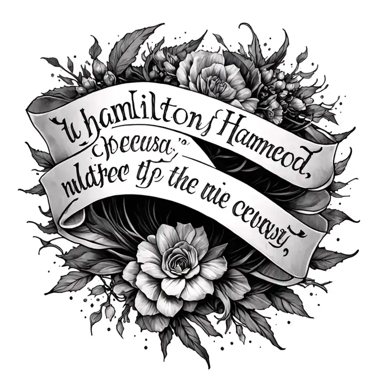 Hamilton Quote Spine