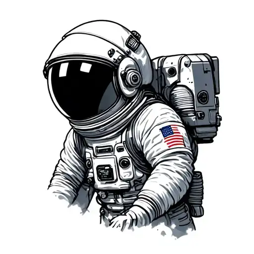 Astronaut Looking