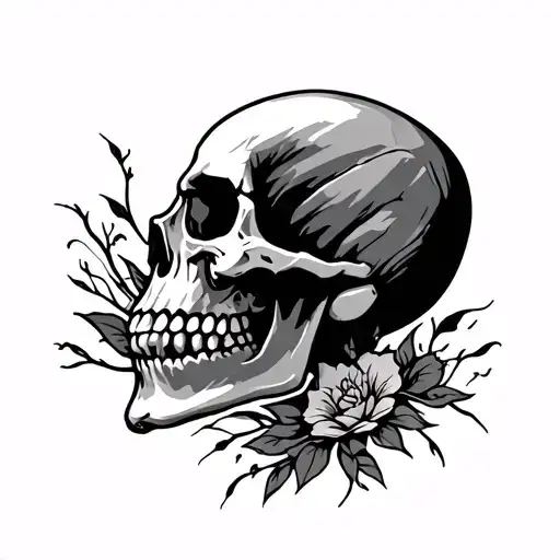 Stencils Skull