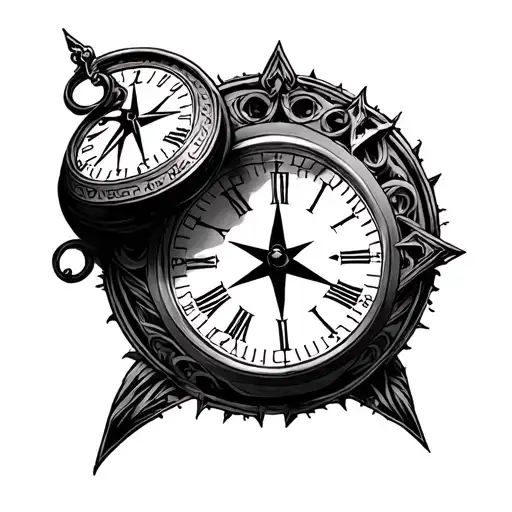 Clock And Compass