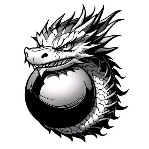 Dragon With Balls From Dragonball Z
