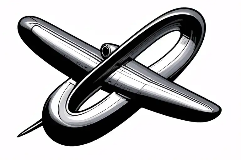 Plane Infinity Symbol