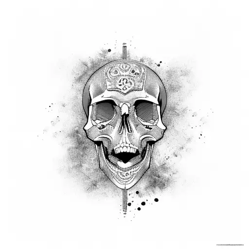 Foot And Skull