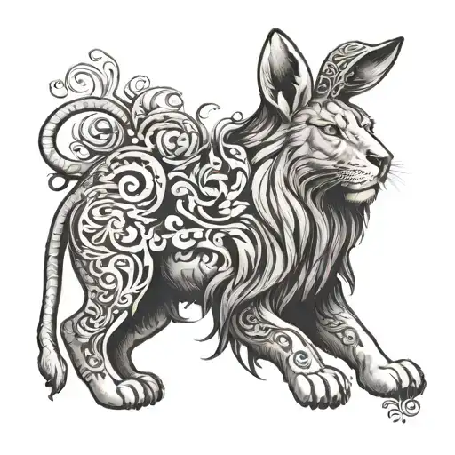 Lion And Rabbit