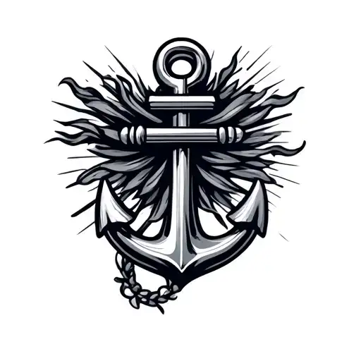 Navy Anchor