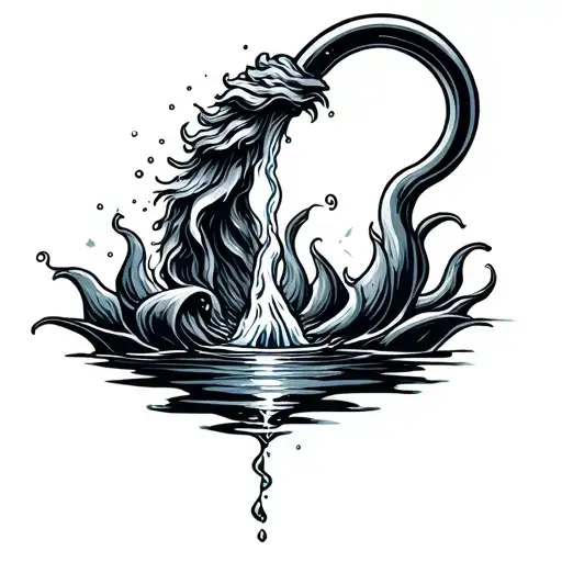 Aquarius Sign That Pours Water