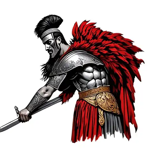 Roman Soldier Standing