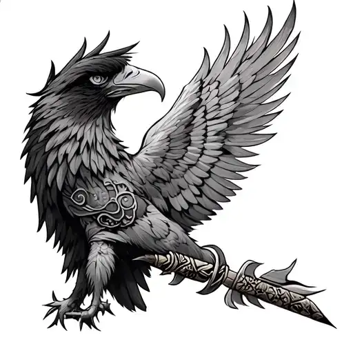 Dart Viking With Eagle