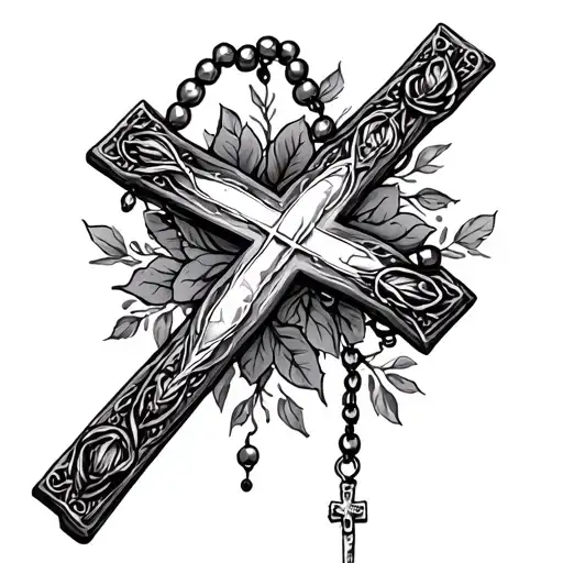 Rosary Cross