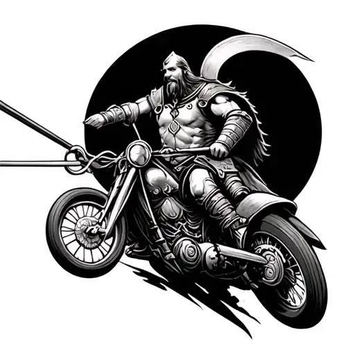 Origine Normande Viking Warrior Riding