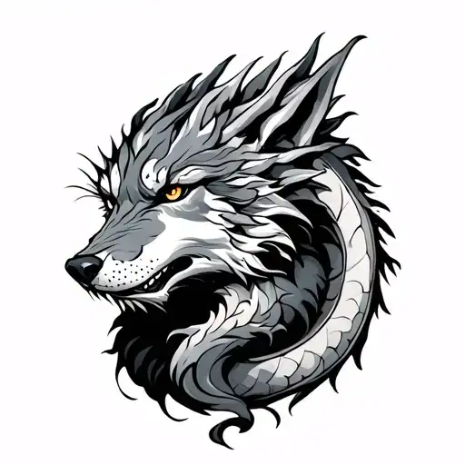 Dragon And Wolf