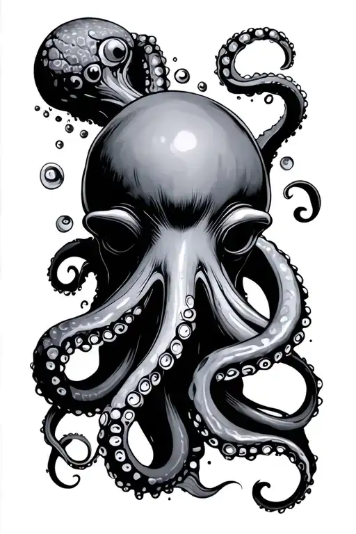 Octopus Drowning Person