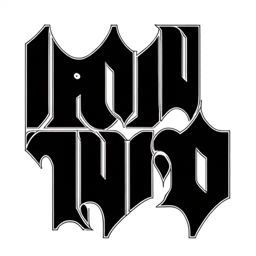 Two Word Ambigram Generator