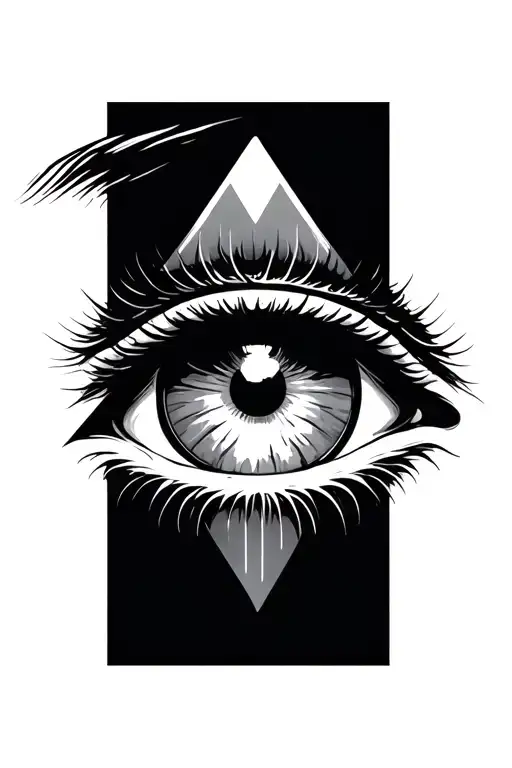 Eye With The Double Triangle Pupil