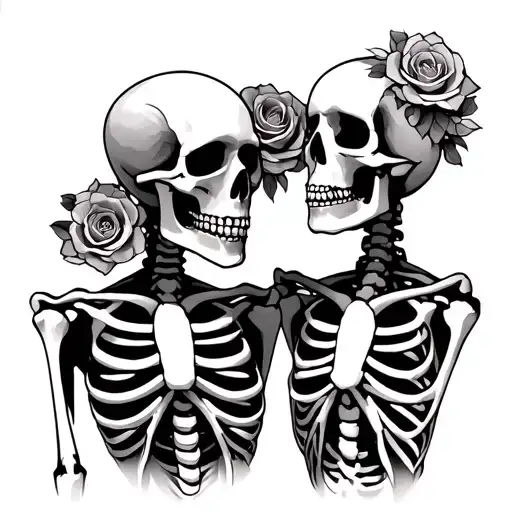 Skeleton Couple