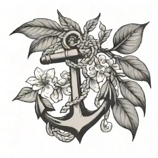 Anchor And Cherry Tree