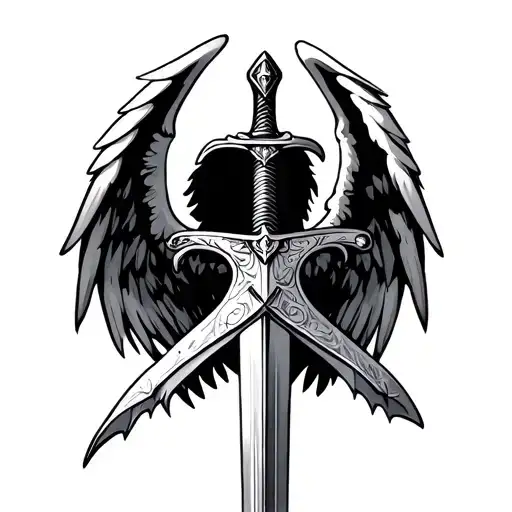 Sword With Angel Wings