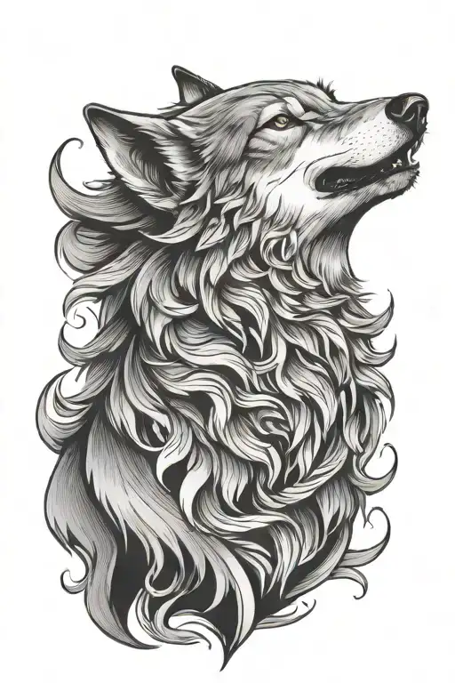 Moaning Wolf Howling