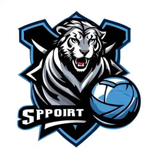 Blue Sport Team Logo