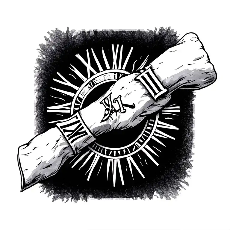 Roman Numerals Wrist 1975