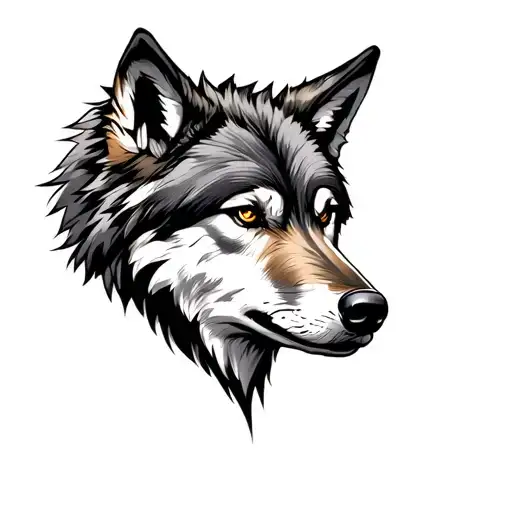 Gray Wolf And Engineer