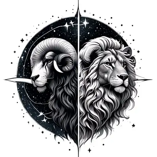 Aries And Leo Constellation