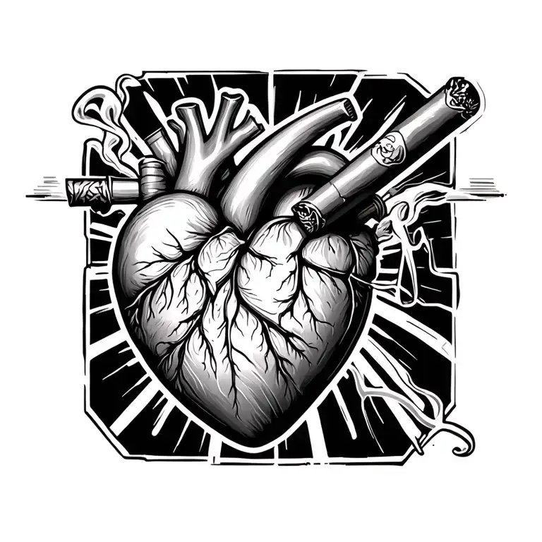 A Heart Beat & Smoking A Cigar