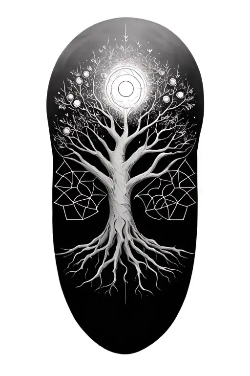 Sacred Geometry With A Tree