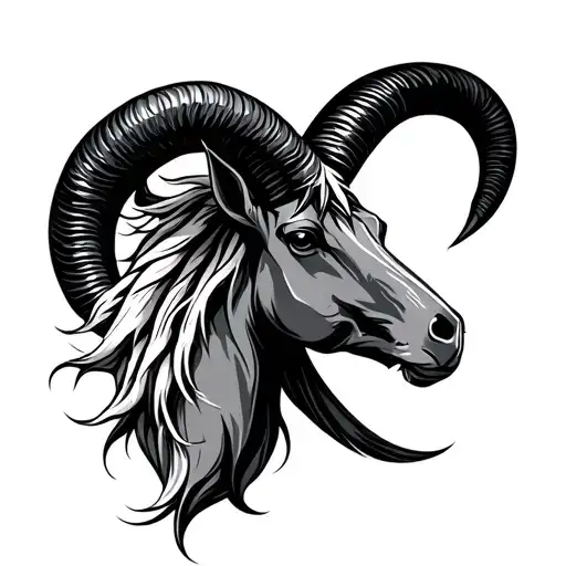 Capricorn Astrological Sign Symbol