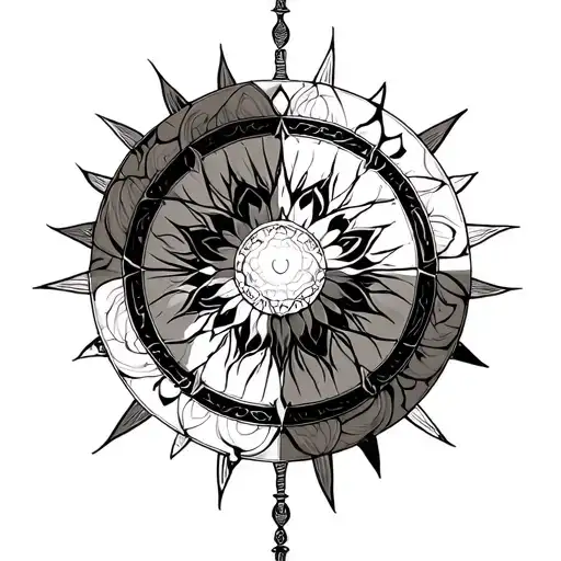 The Wheel Of Life Buddhism Symbol
