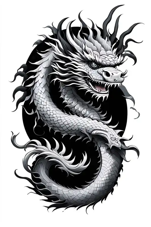 Chinese Dragon Wrapped