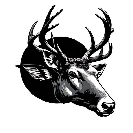 Cadillac Logo With Deer Antlers