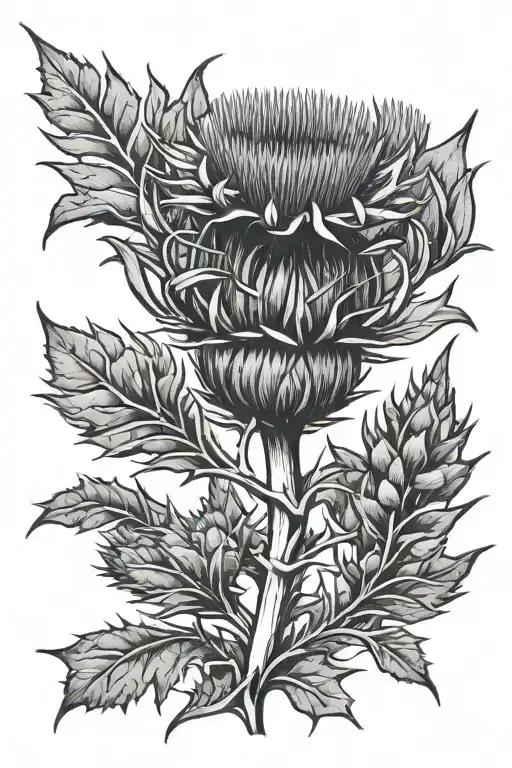 Scottish Thistle Forearm