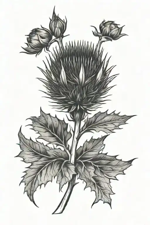 Scottish Thistle Forearm