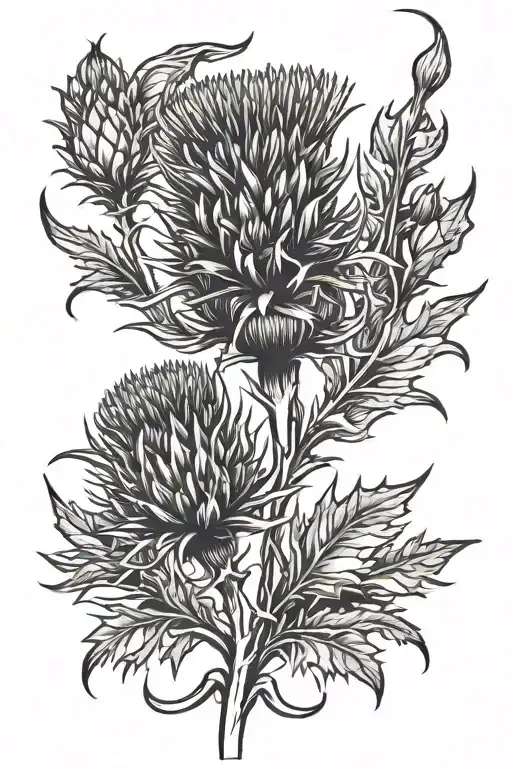Scottish Thistle Forearm