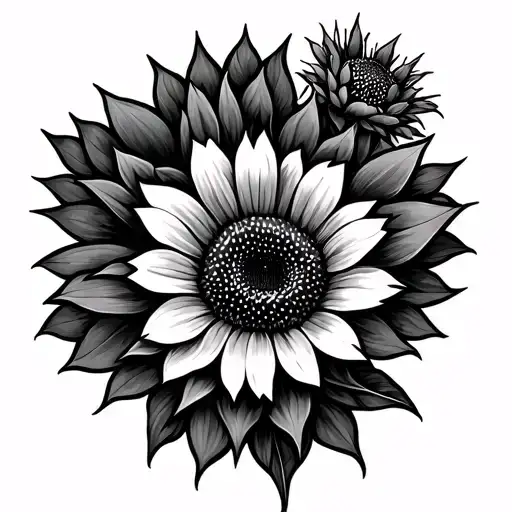 Cactus And Sunflower