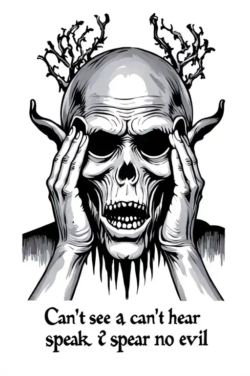 Can't See Can't Hear Speak No Evil