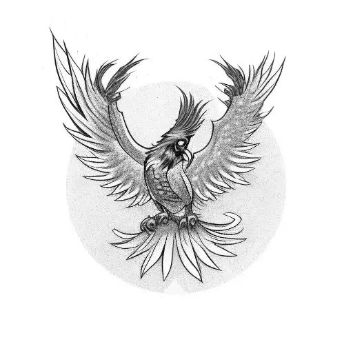 Phoenix Bird Rises P