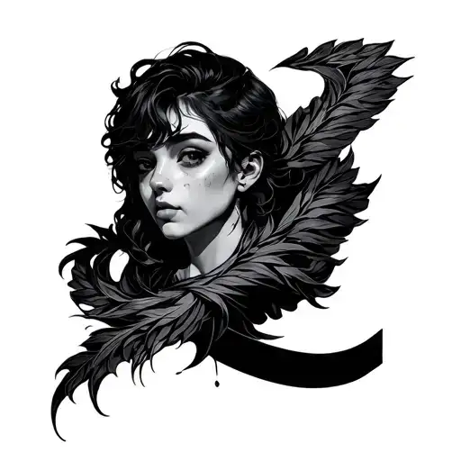 Gen Z Black And Grey Line Work