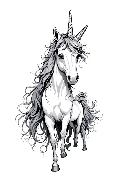 Fine Line Unicorn With Charlotte And Oliver For N The Design