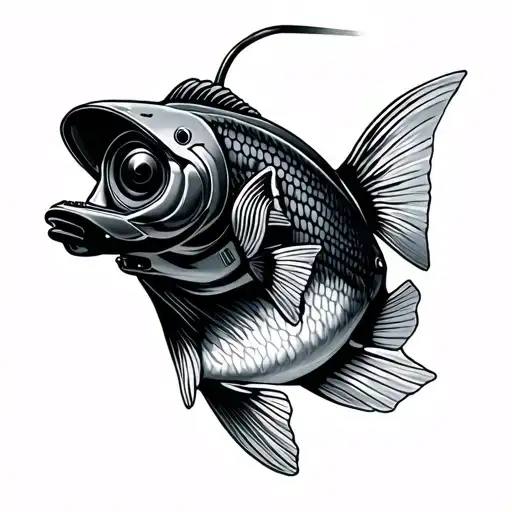 Bike Camera Scuba Diver Fish