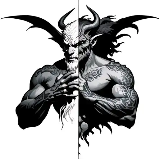 Half Oni Half God Atlas Holding