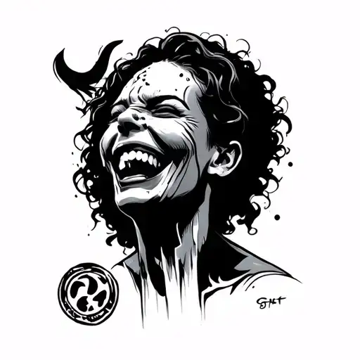 Laughing In Pain Lines