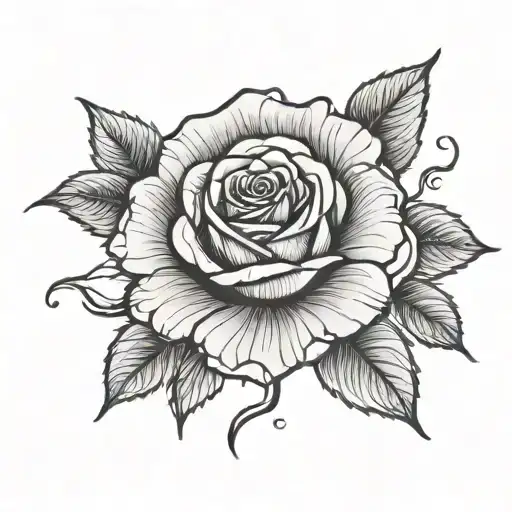 Small Rose On A