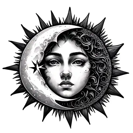 Sun Star Moon