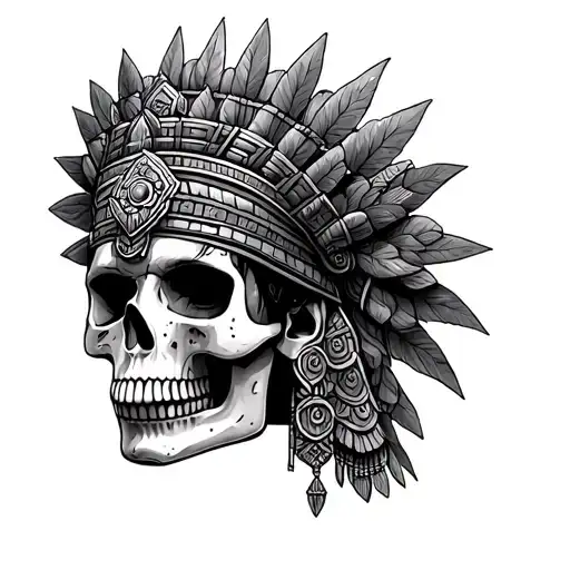 Mayan Princess Skull Instead