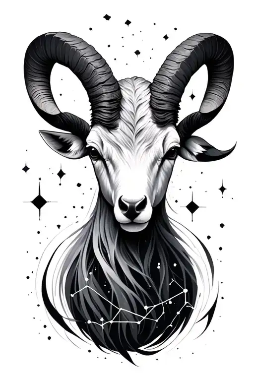 Aries Constellation Intertwined