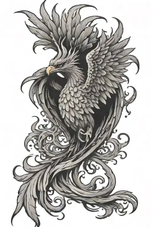 Phoenix Rising From Ashes