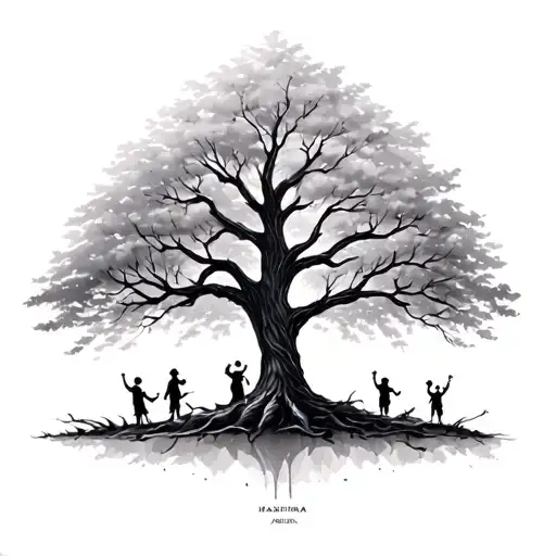 Tree With Names Of Your Children