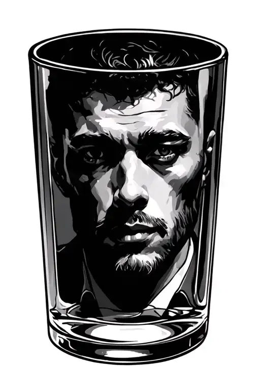 Man In The Glass Poem Tattoo Design